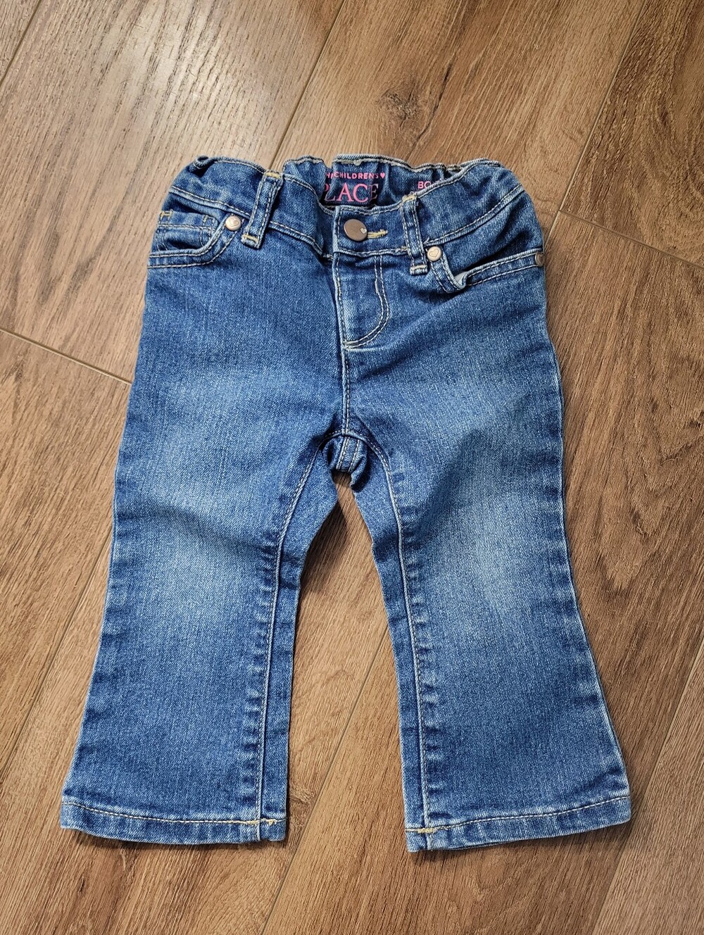 The Children's Place Girls' Medium Blue Bootcut Denim Jeans